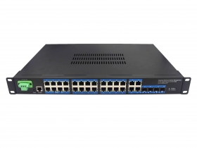 管理型千兆 4光24-M 電工業級交換機