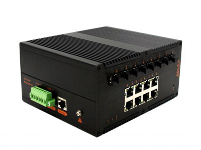 工業級（NT品牌）管理型千兆8光8電工業級交換機